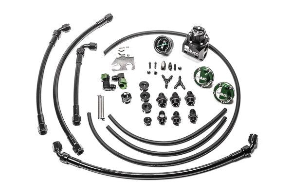 Radium Fuel Rail Plumbing Kit for Nissan R35 GT-R VR38DETT - Attacking the Clock Racing