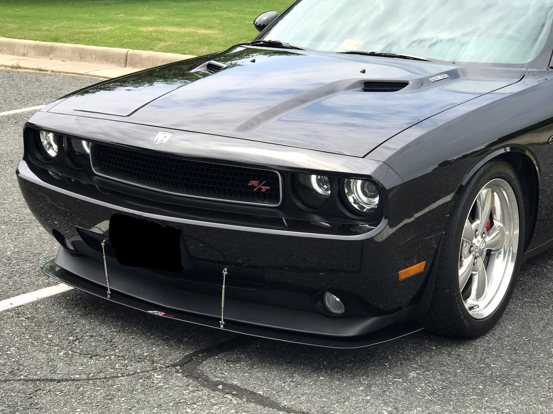 Dodge Challenger RT/ SXT Carbon Fiber Front Wind Splitter 2008 - 2010