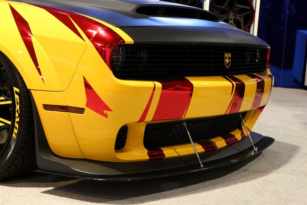 Dodge Challenger Demon/ Hellcat Widebody Carbon Fiber Front Wind Splitter 2018 - 2023
