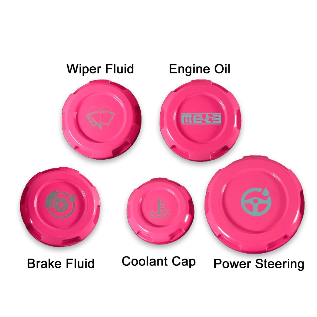 MeLe x Billetworkz Subaru Engine Bay Cap Set For 2015+ WRX And 2015-2021 STI