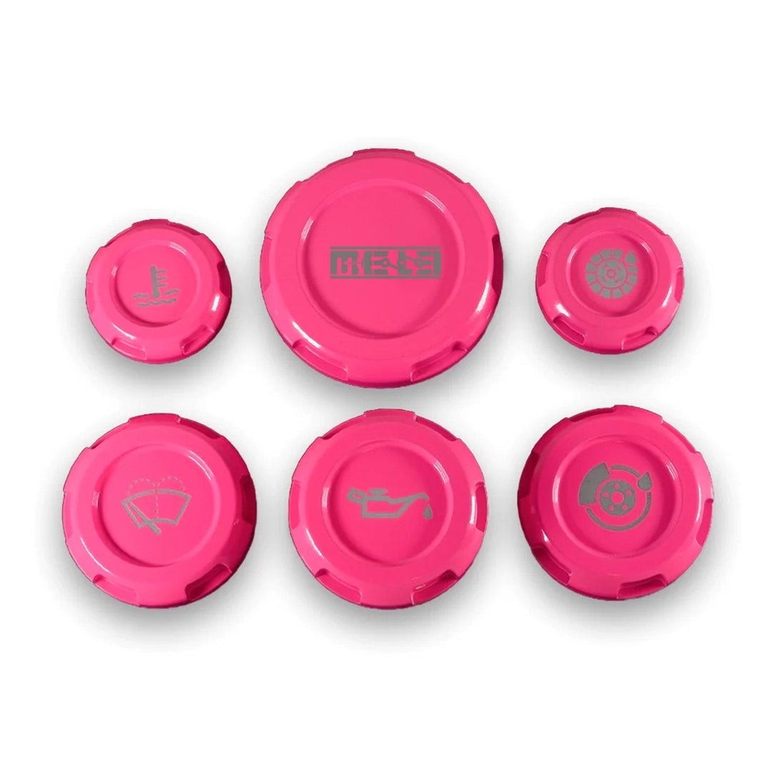 MeLe x Billetworkz Subaru Engine Bay Cap Set For 2008-2014 WRX/STI