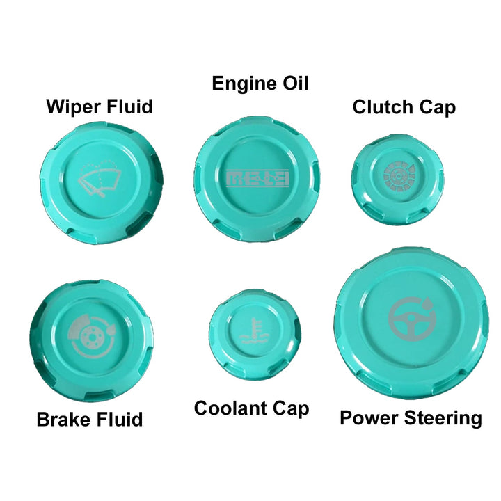 MeLe x Billetworkz Subaru Engine Bay Cap Set For 2013+ BRZ/FRS/86