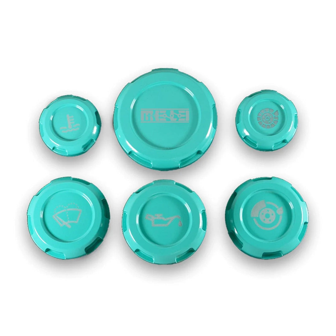 MeLe x Billetworkz Subaru Engine Bay Cap Set For 2008-2014 WRX/STI