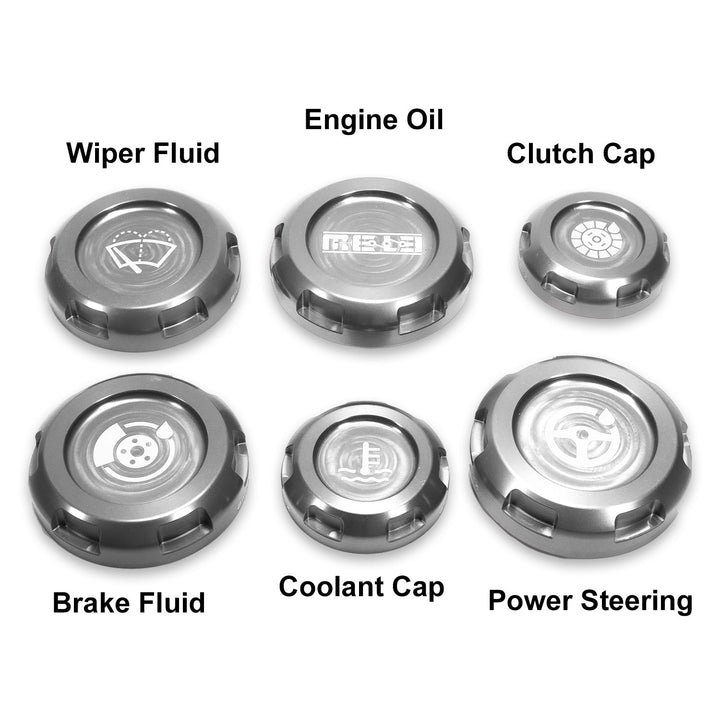 MeLe x Billetworkz Subaru Engine Bay Cap Set For 2002-2007 WRX/STI