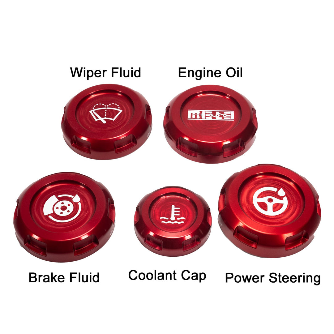 MeLe x Billetworkz Subaru Engine Bay Cap Set For 2009-2013 Forester XT