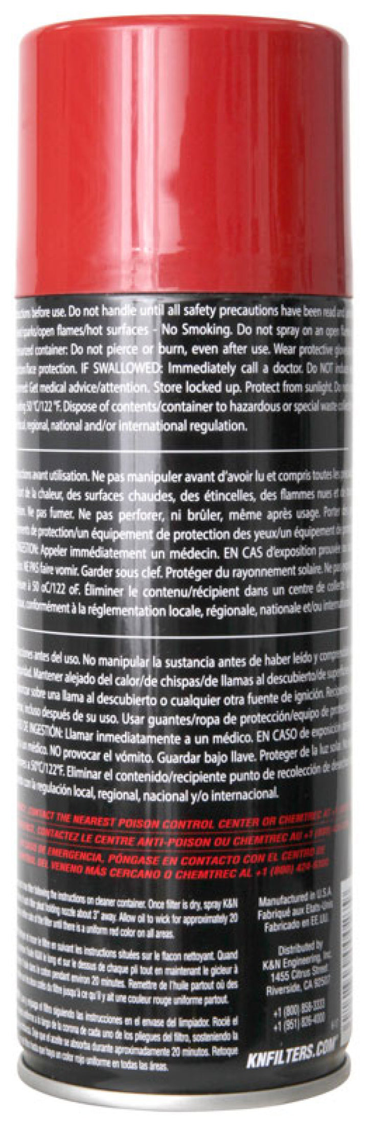 K&N Aerosol Air Filter Oil 12.25 oz.