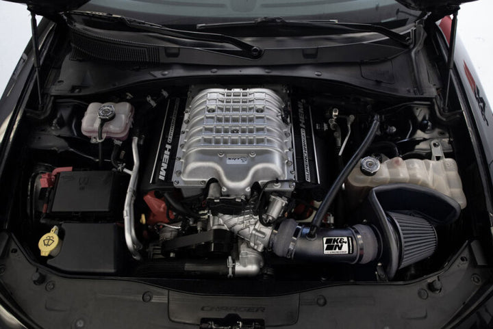 K&N 17-23 Charger/Challenger Hellcat SC 6.2L V8 DRYFLOW Performance Air Intake
