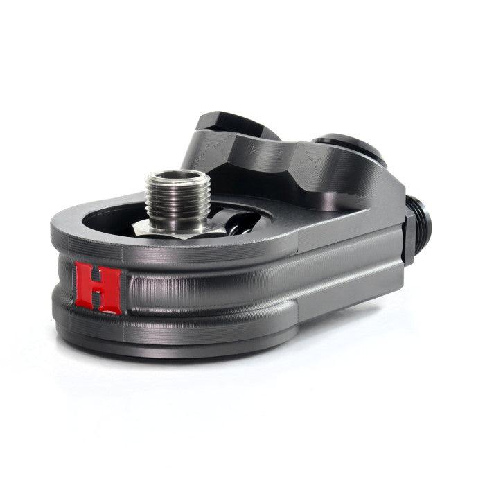 HEL Multi-angle Thermostatic Oil Filter Sandwich Plate - Attacking the Clock Racing