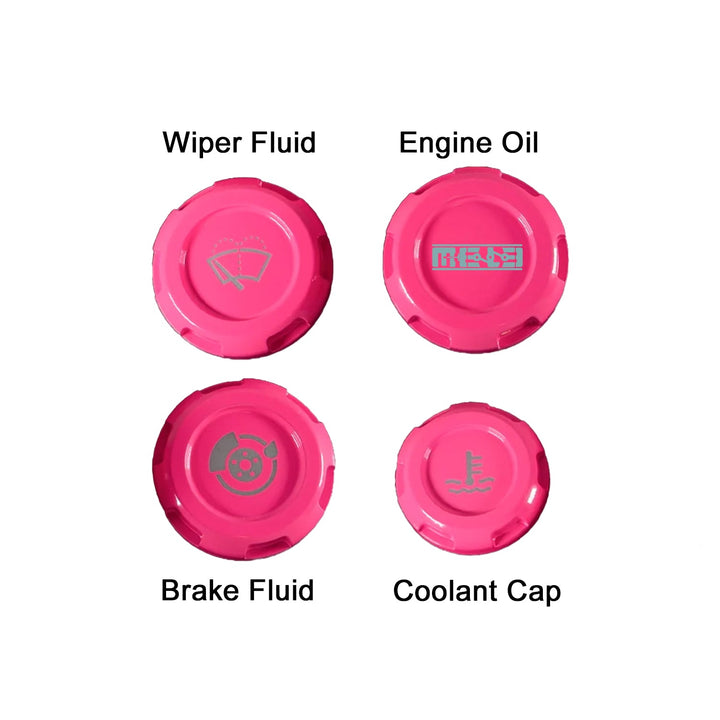 MeLe x Billetworkz Subaru Engine Bay Cap Set For 2012+ Impreza
