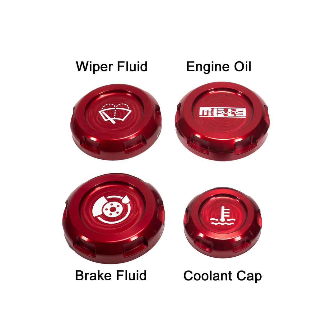 MeLe x Billetworkz Subaru Engine Bay Cap Set For 2013-2020 Crosstrek XV