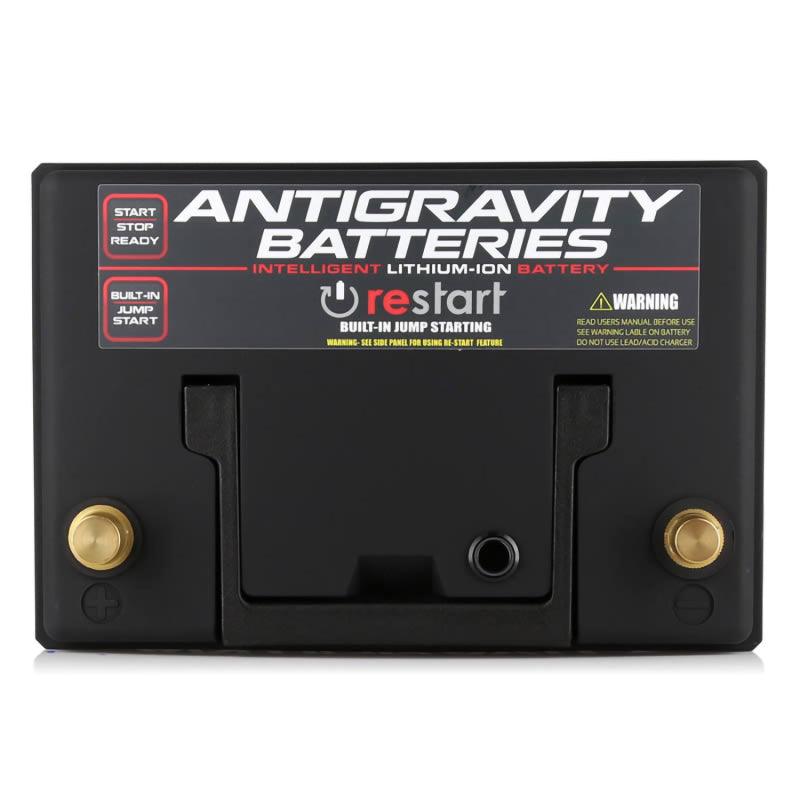 Antigravity Group 24 Lithium Car Battery w/Re-Start - 40Ah (Left Terminals) - Attacking the Clock Racing