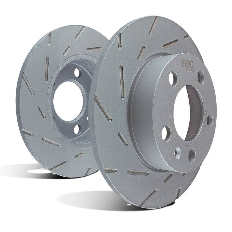 EBC 2016+ Honda Civic (Excl Si) USR Blackdash Sport Slotted Rear Rotors
