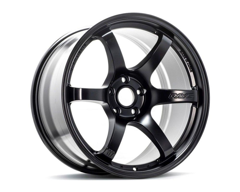 Gram Lights 57DR 18x9.5 +12 5-114.3 Semi Gloss Black Wheel - Attacking the Clock Racing