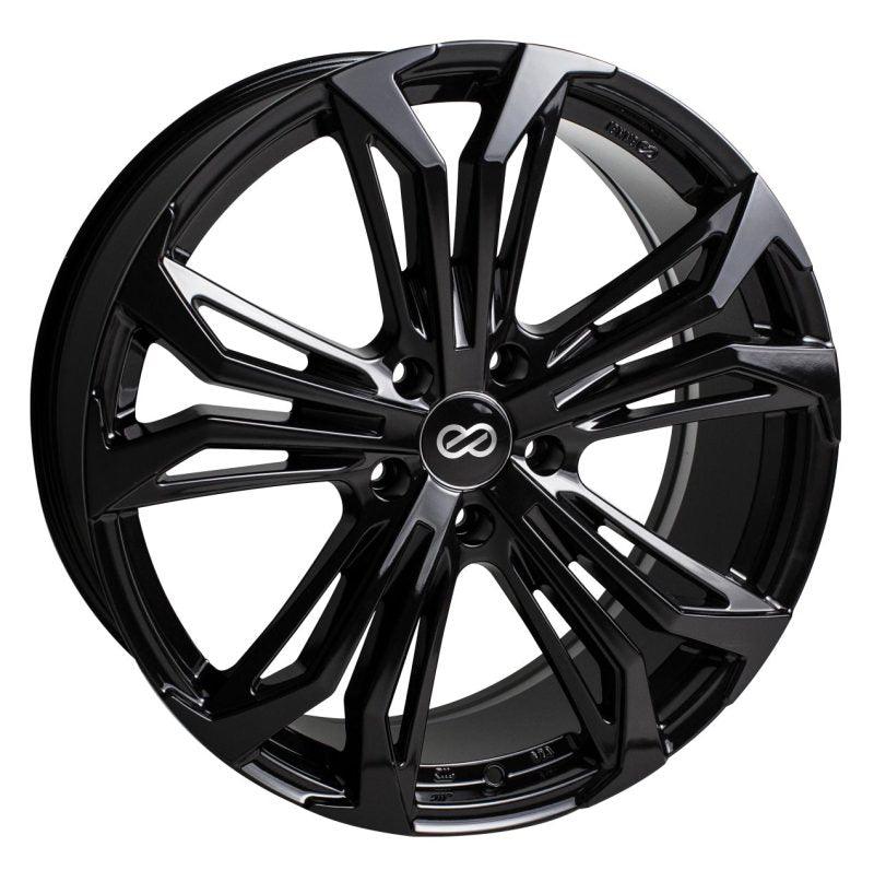 Enkei Vortex 5 Wheel 20x8.5 40mm Offset 5x120mm Bore - Black - Attacking the Clock Racing