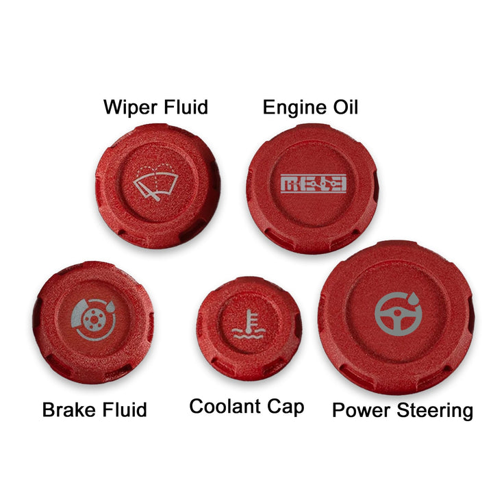 MeLe x Billetworkz Subaru Engine Bay Cap Set For 2009-2013 Forester XT