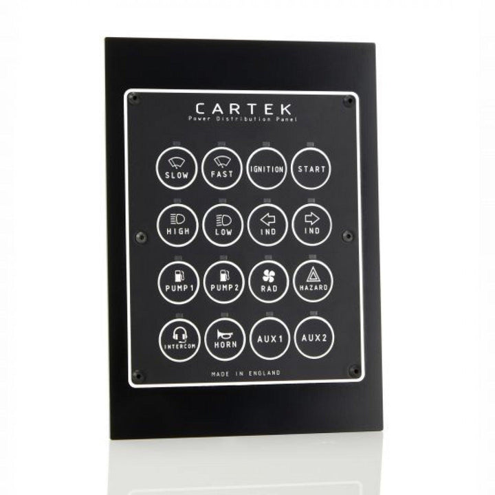 Cartek 16 Channel Power Distribution Panel Retro Edition - Attacking the Clock Racing
