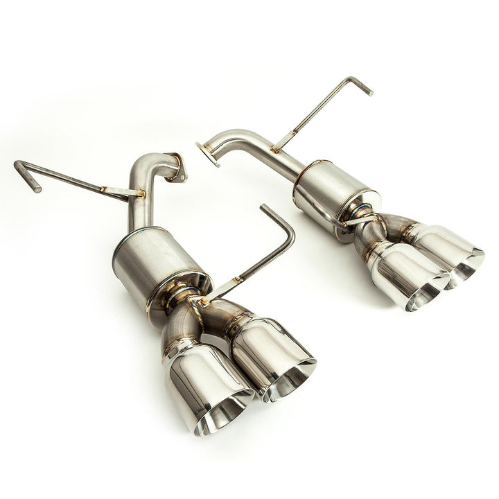 Nameless Performance Axleback Exhaust - 2015-2021 WRX / 2015-2018 STi - 5" Muffler - 4" Double Wall Tips