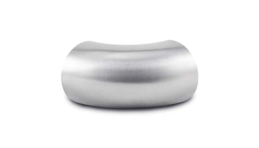 Vibrant 4.0in OD T304 SS 90 Deg Mandrel Bend Elbow (4.0in Centerline Radius) - Attacking the Clock Racing