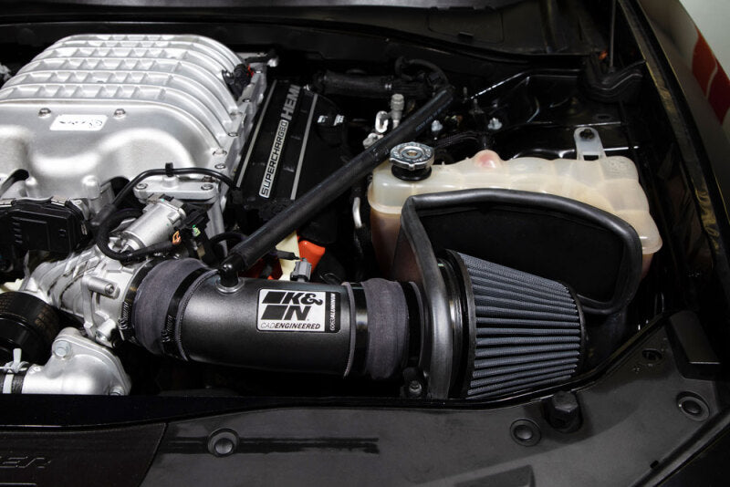 K&N 17-23 Charger/Challenger Hellcat SC 6.2L V8 DRYFLOW Performance Air Intake