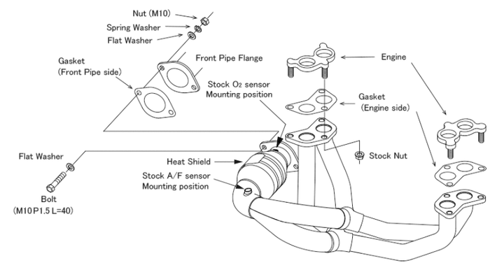 HKS Toyota GR86 ZN8 FA24 Super Manifold w/ Catalyzer GT-SPEC