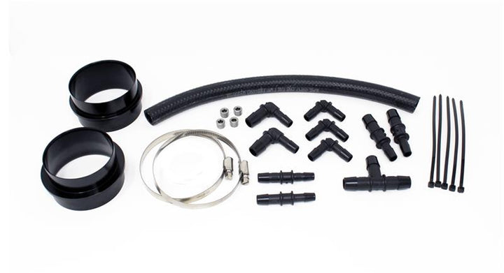 Torque Solution Turbo Inlet Hose Black (Non-Recirc): 02-07 Subaru WRX / 04-20 STI / 05-09 Legacy GT