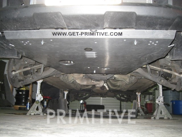 installed image of primitive front skid plate 08-14