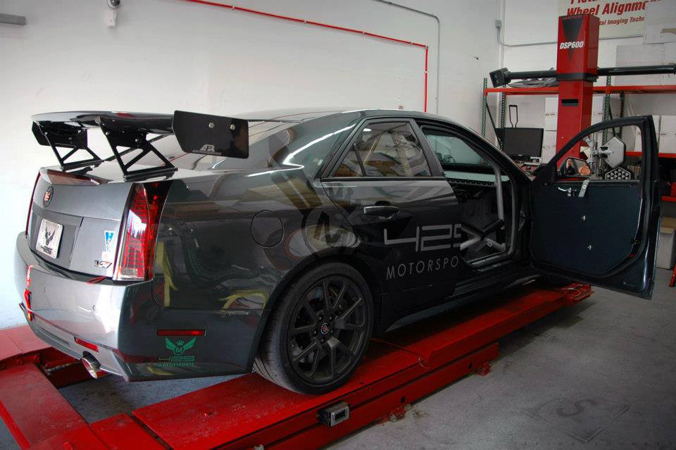 Cadillac CTS-V Sedan GTC-500 Carbon Fiber Adjustable Wing 2008 - 2015