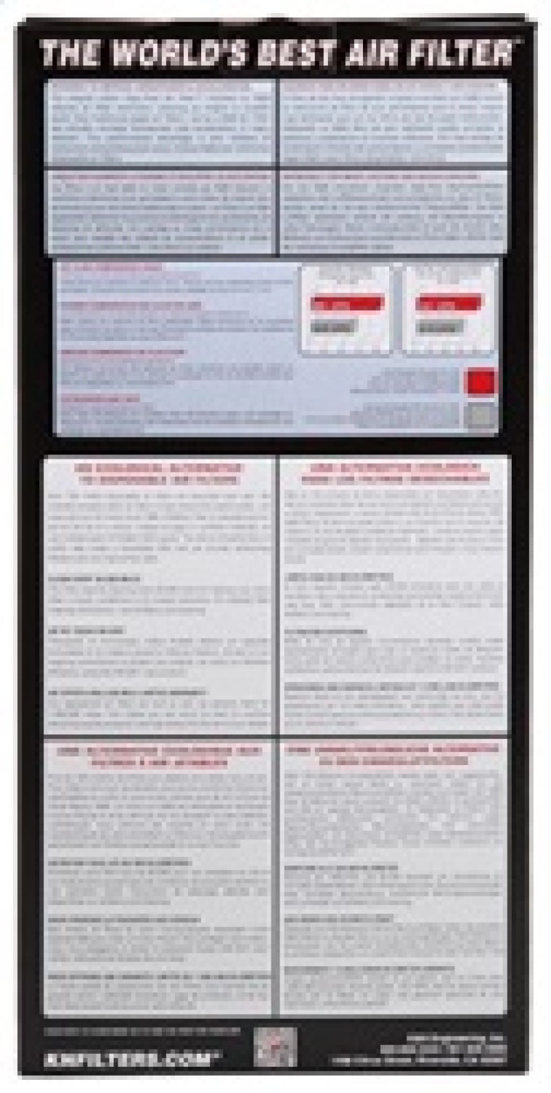K&N Replacement Air Filter CHEV CORVETTE 5.7L F/I 1985-89