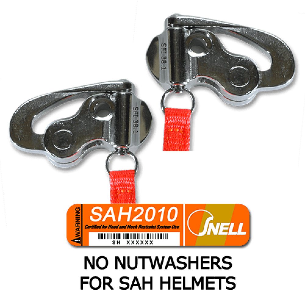 HANS Quick Click Anchor Attachment for SAH Helmets - Attacking the Clock Racing