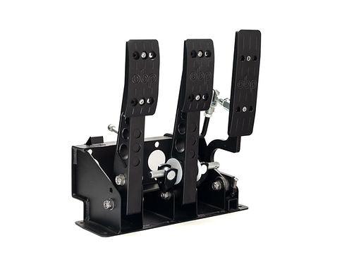 obp Motorsport Pro-Race V2 Kit Car Floor Mounted 3 Pedal System (Hydraulic Clutch) - BLACK - Attacking the Clock Racing