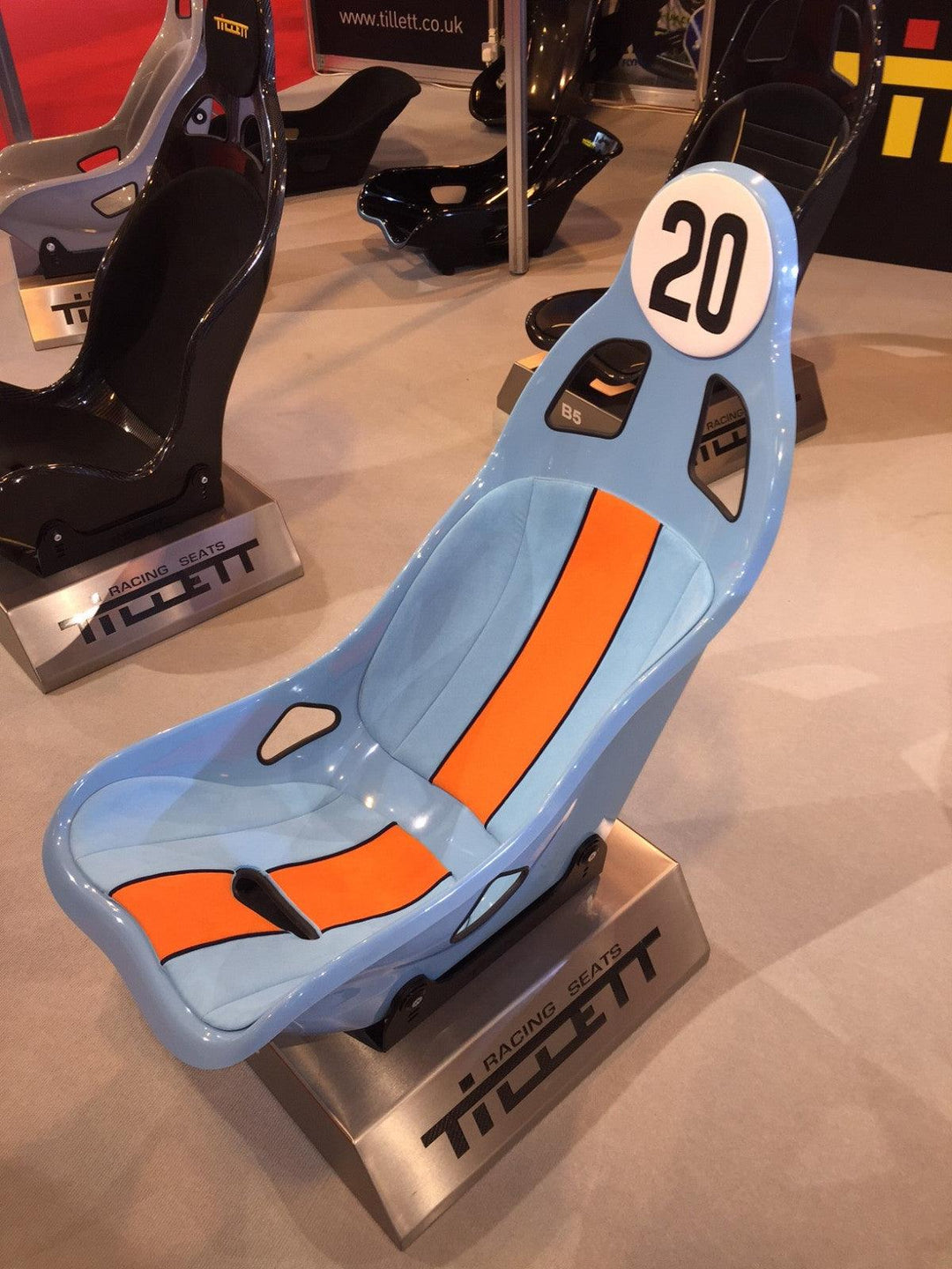 Tillett Custom Seat Back Color - Attacking the Clock Racing