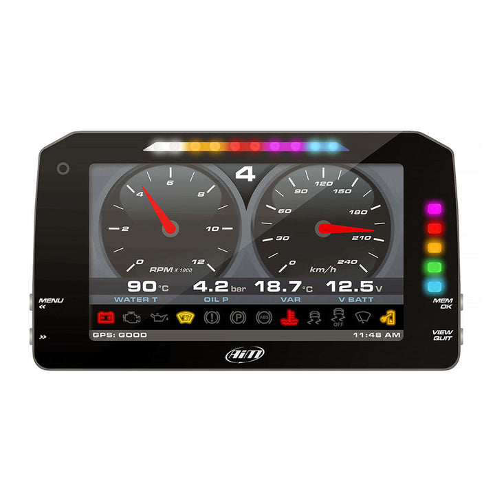 AiM Sports MXP Midsize Color TFT Dash and Data Logger