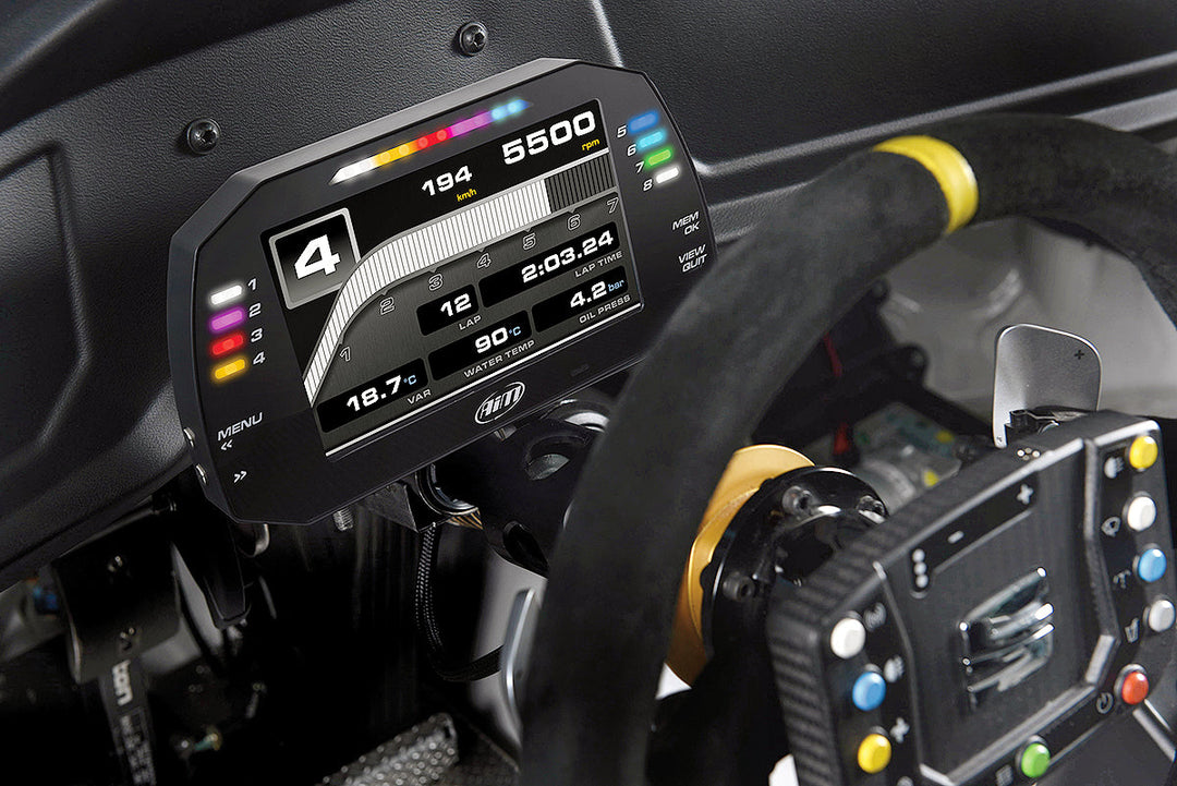 AiM Sports MXG 1.3 Large Color TFT Dash and Data Logger