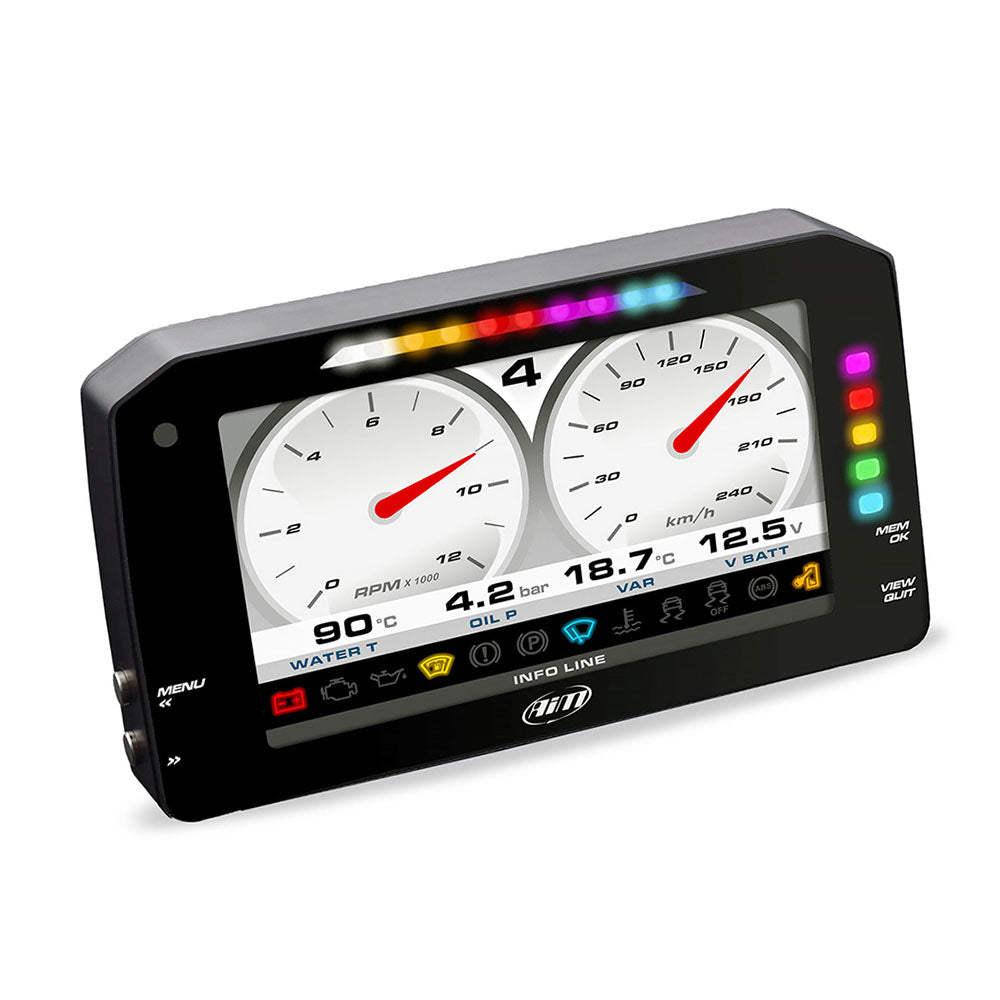 AiM Sports MXP Midsize Color TFT Dash and Data Logger