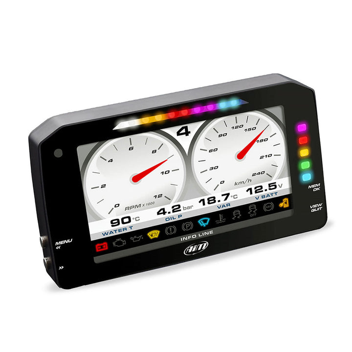AiM Sports MXP Midsize Color TFT Dash and Data Logger