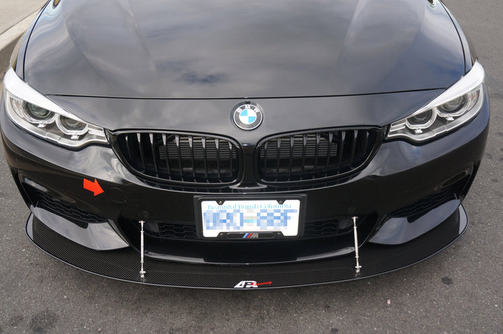 BMW F32/ F33/ F36 435i Stock Bumper Carbon Fiber Front Wind Splitter