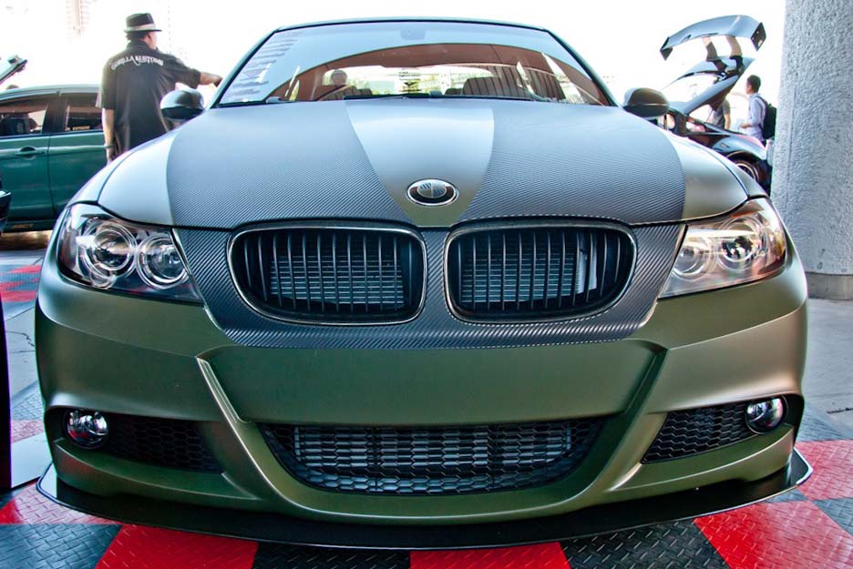 Sport Bumper Front Wind Splitter BMW E90 M