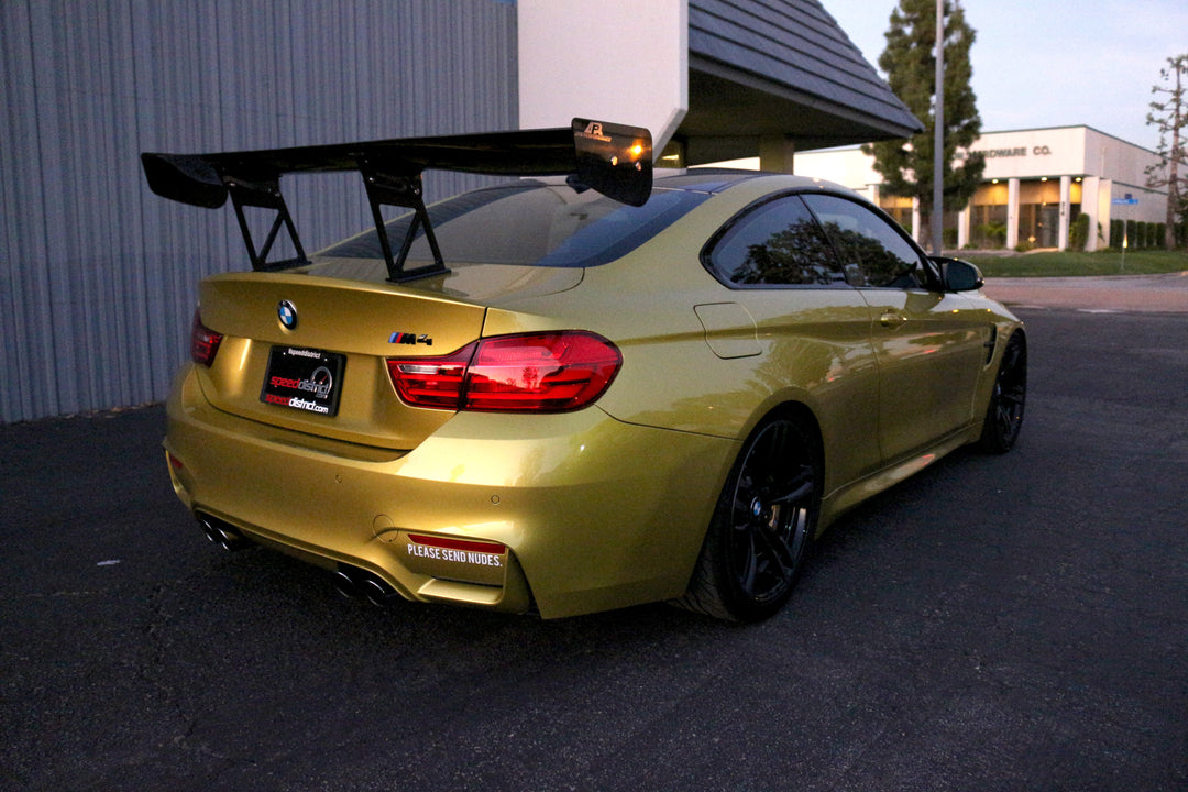 BMW F82 M4 GTC-300 Carbon Fiber Adjustable Wing