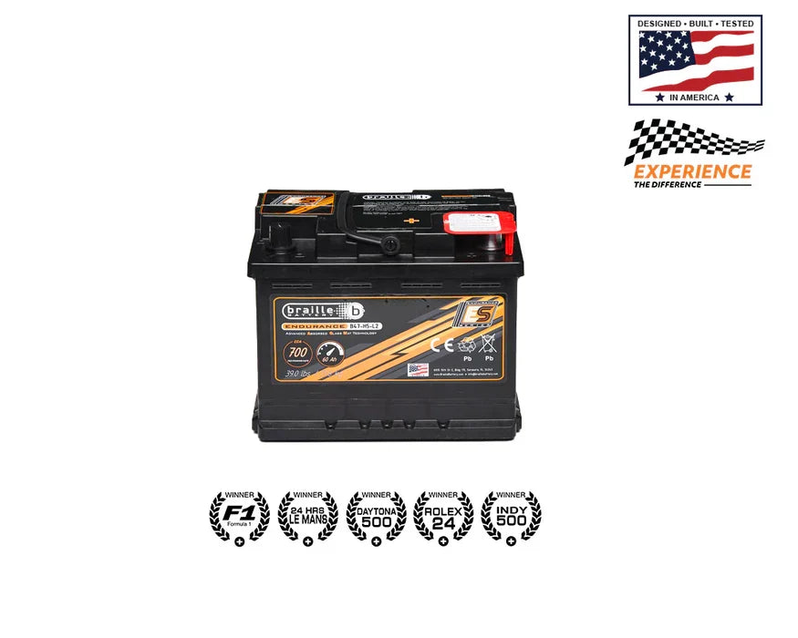 Braille Group 47 H5 AGM battery 