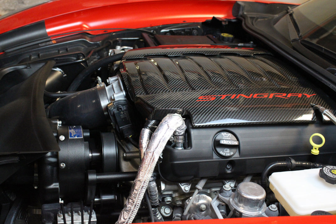 Carbon Fiber Chevrolet Corvette C7 Engine Cover Package 2014 - 2019