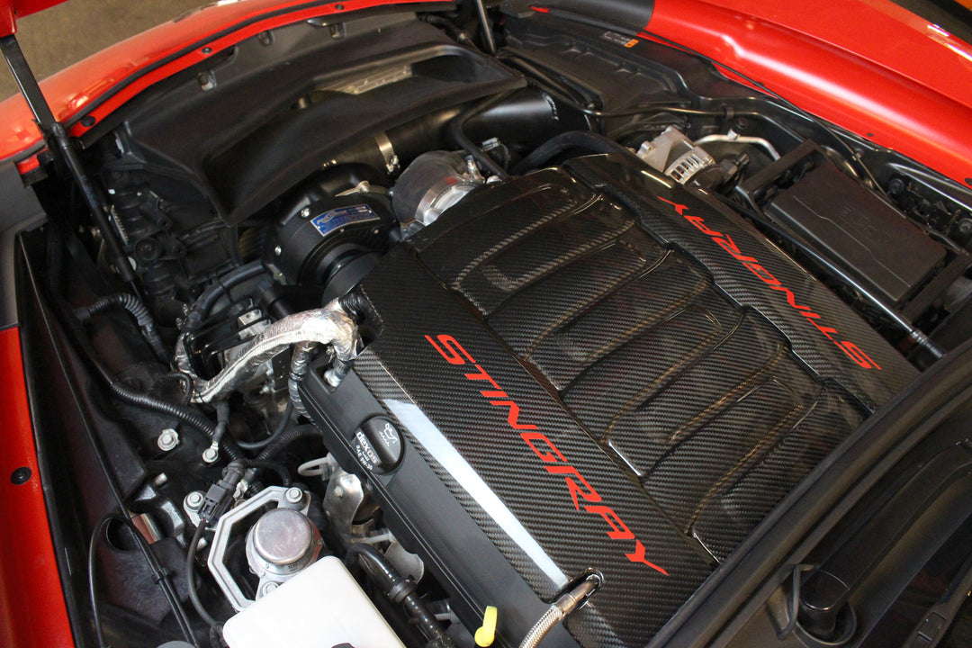Carbon Fiber Chevrolet Corvette C7 Engine Cover Package 2014 - 2019