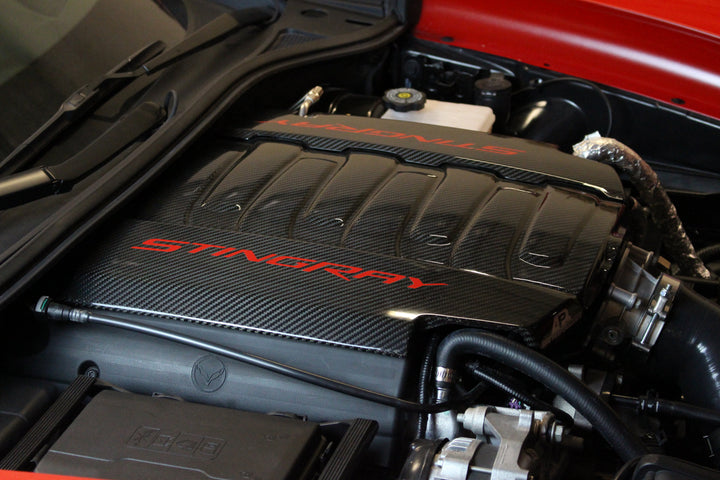 Carbon Fiber Chevrolet Corvette C7 Engine Cover Package 2014 - 2019