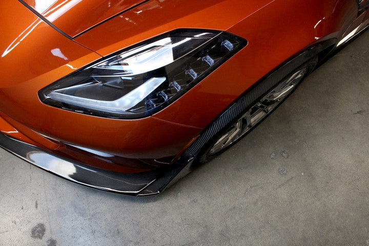 Chevrolet Corvette C7/ C7 Z06 Carbon Fiber Front Air Dam / Splitter / Lip 2014 - 2019