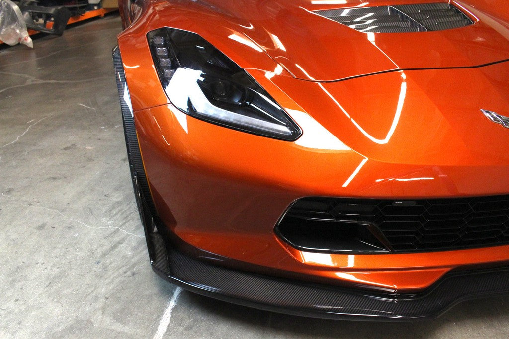 Chevrolet Corvette C7/ C7 Z06 Carbon Fiber Front Air Dam / Splitter / Lip 2014 - 2019