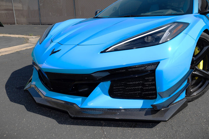 Chevrolet Corvette C8 Z06, E Ray, ZR1 Carbon Fiber Front Splitter/ Airdam/ Lip