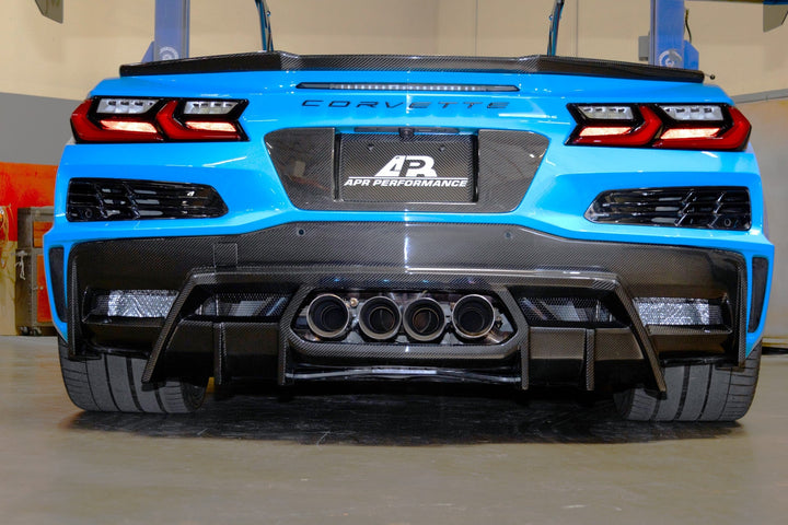 Chevrolet Corvette C8 Z06, ERAY, ZR1 Carbon Fiber Rear Diffuser