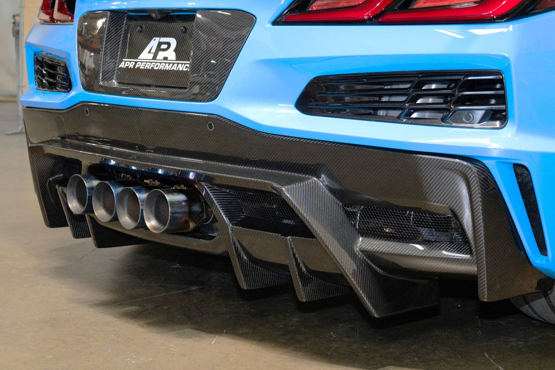Chevrolet Corvette C8 Z06, ERAY, ZR1 Carbon Fiber Rear Diffuser