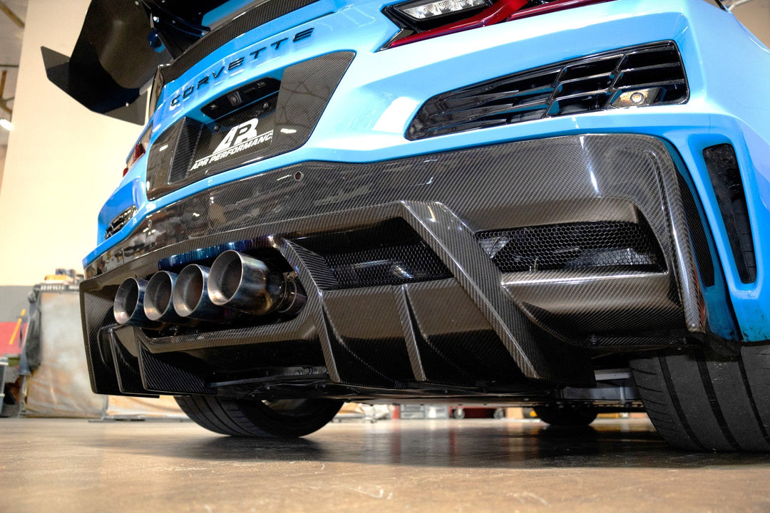 Chevrolet Corvette C8 Z06, ERAY, ZR1 Carbon Fiber Rear Diffuser