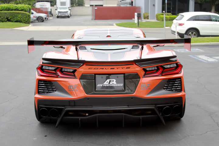 Chevrolet Corvette C8 Carbo Fiber Rear Diffuser 2020-UP