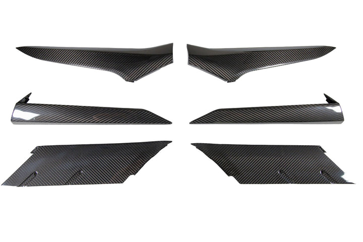 Carbon Fiber Chevrolet Corvette C8 Z06 Door and Quarter Panel Trims Package 2024 - Current